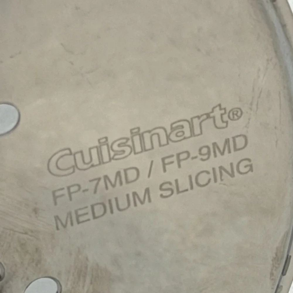Cuisinart Food Pro FP-7 FP-9 Fine Medium Slice Shred Disc Set FP-7FD 9FD 7MD 9MD